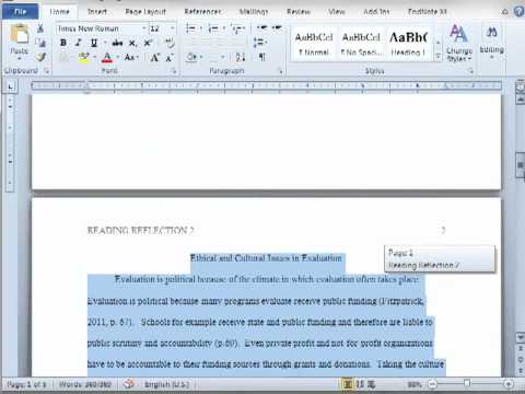 how to insert a citation in apa